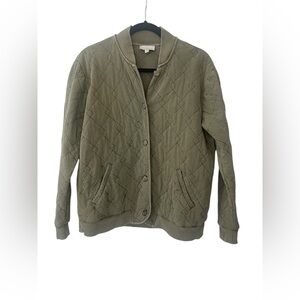 Lucky Brand Olive Bomber Jacket